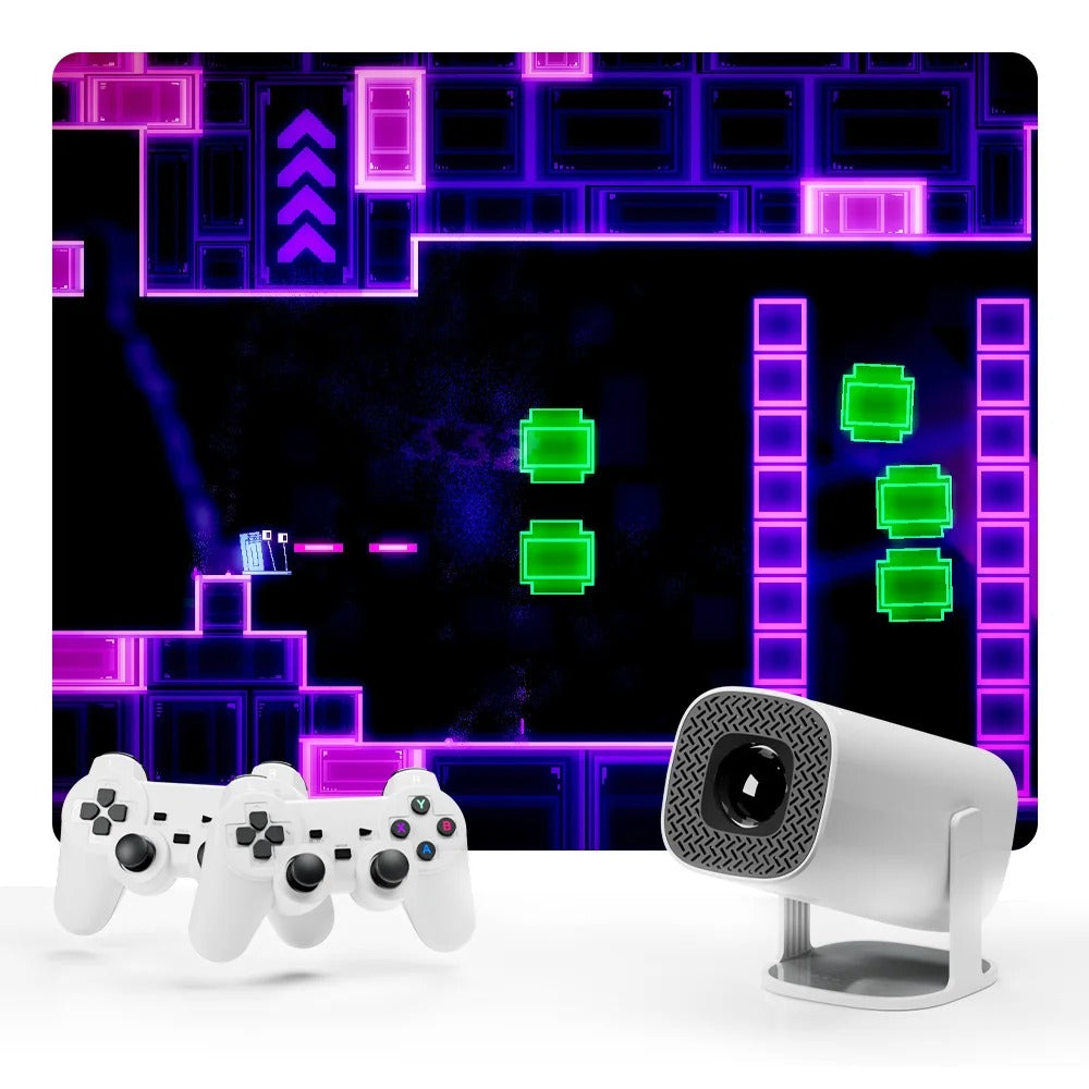 Proyector HD con videojuegos + 2 Mandos