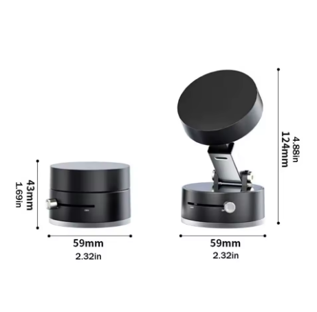 Soporte Magnético 360° – Ventosa Fuerte para Teléfono Móvil